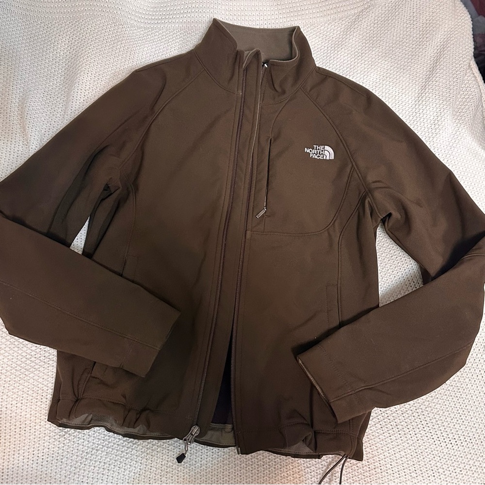 NorthFace brown zipup jacket